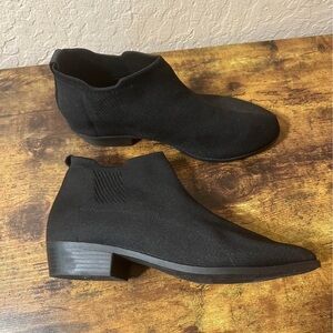 Torrid Black Knit Ankle Booties